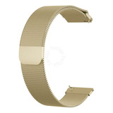 Pulseira Para Galaxy Active 1 E 2 40mm Ou 44mm Aço Milanese Cor Retrô-gold