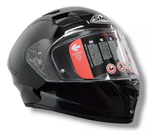 Casco Smk Stellar Classic Negro No Ls2 No Mac No Hawk