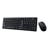 Kit De Teclado Y Mouse Para Pc Inalambrico Usb Genius 8101 