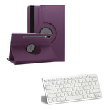 Capa Giratória + Teclado Bluetooth Para Tablet S8 5g