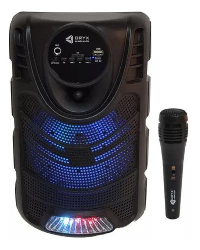 Parlante Power Microfono Bluetooth Portatil Karaoke Radio