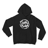 Buzo Hoodie Capota Simple Plan Logo Unisex