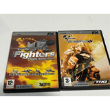 Pc Strike Fighters + Moto Gp Lote Originales Físicos