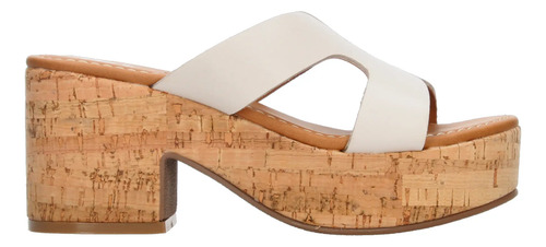 Sandalias Efe Latte Dama Casual Tacón Para Mujer | Envío gratis