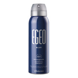 Egeo Blue Desodorante Antitranspirante Aerosol, 75g/125ml Fragrância Amadeirado