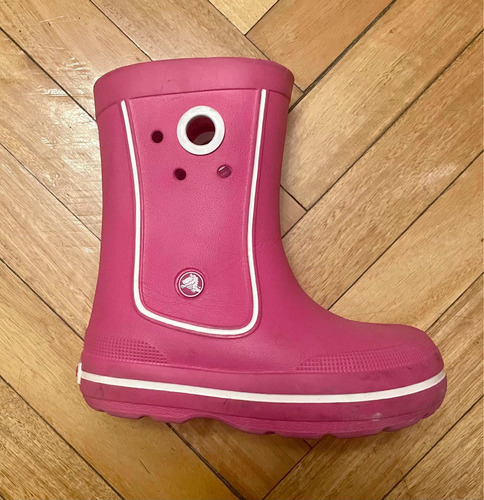 Botas Para Lluvia Marca Crocs Nena Usadas Impecables 