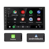 Estereo Doble Din 7'' Multimedia Mp5 Carplay Android Auto 