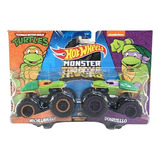 Pack Hot Wheels Monster Trucks Tortugas Ninjas
