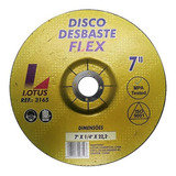Kit C/10 Pçs Disco De Desbaste 7 Pol. P/ Metal E Aço Inox