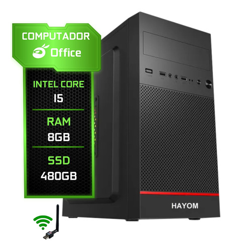 Pc Computador Cpu, Intel I5, Ssd 480gb, 8gb Ram , Video 1gb