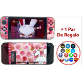 Funda Nintendo Switch Protector Case Acrílico + Thumb 22