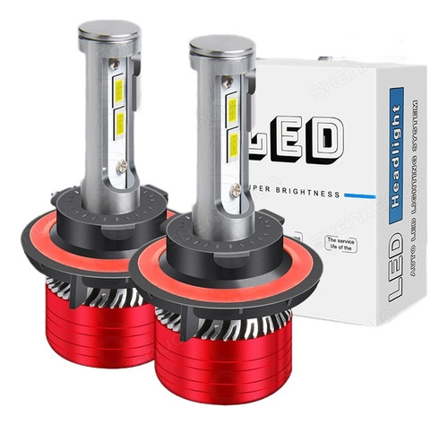 9008 H13 Kit De Faros Led 6500k Blanco 28000lm Para Ford