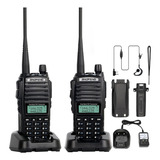 2 Radios Baofeng Uv-82 Walkie Talkie Uhf Vhf Uv82