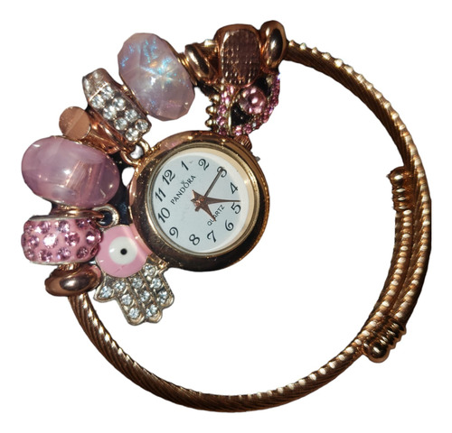 Reloj Pulsera Aro Con Dijes Joyas 