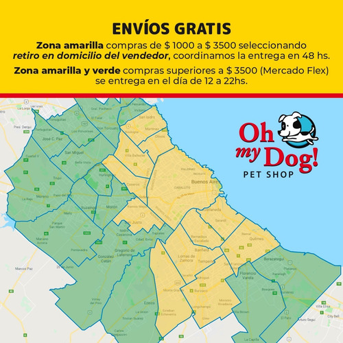 Piedras Sanitarias Absorsol 6x 3,6k + Envio Gratis Ohmydog