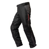 Pantalon Moto Con Protecciones Cordura Ls2 Wolf Negro Um