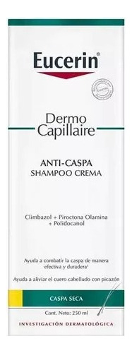 Eucerin Shampoo Anticaspa Crema Dermocapilar 250ml 