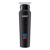 Maquina De Cortar Cabelo Barba Sem Fio Vgr-937 Display Digit