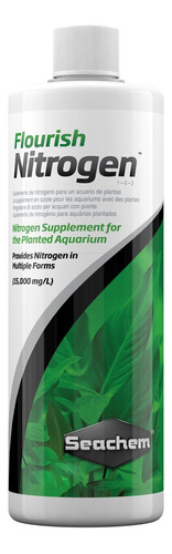 Flourish Nitrogen Seachem 500ml Nitrogênio Para Áquarios