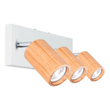 Aplique Pared Lampara 3 Luces Moderno Spot Movil Led Gu10