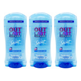 Secret X3 Desodorante Clear Gel Outlast Completely Clean