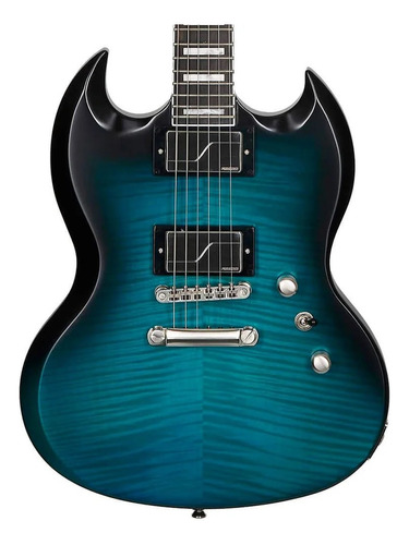 Guitarra EpiPhone Sg Prophecy Blue Tiger Aged Gloss