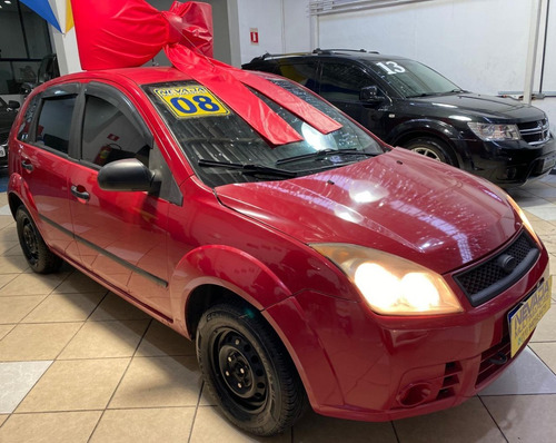 FORD FIESTA 2008 1.0 FLEX MENOS AR VERMELHO