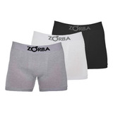 Kit Com 3 Cuecas Boxer Zorba 781 Colorido