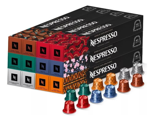 Cápsulas Café Nespresso Pack World Explorations X 120