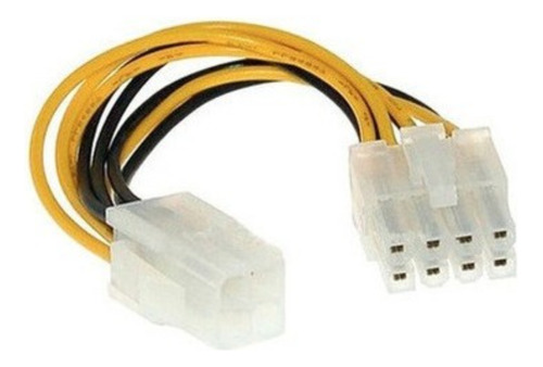 Cable Adaptador De 4 Pines A 8 Pines Atx 12v