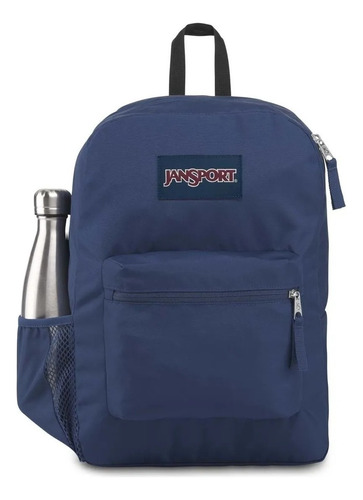 Mochila Jansport Cross Town Azul Marino De 26 Litros, Color Azul Marino