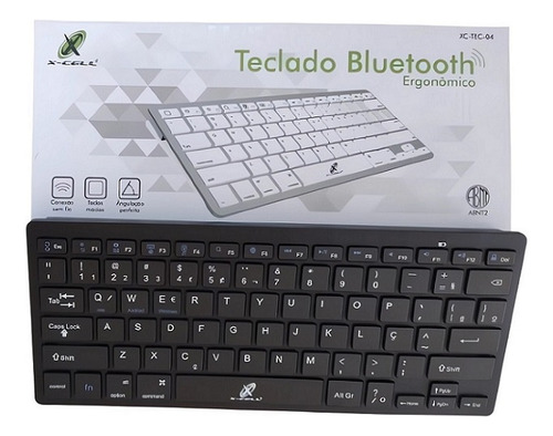 Mini Teclado - S/fio - Bluetooth - Preto Xc-tec-04 - X-cell