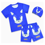 . Conjunto De Traje De Maño De Sonic The Hedgehog Para Niños