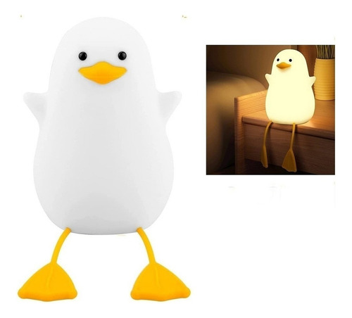 Lampara De Pato Duck Night Light For Regalos Infantiles .