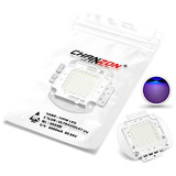 Chip Led De Alta Potencia De 100w Color Morado Ultravio...