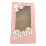 Caja Regalo Barbie Cajita Mdf Madera Dulcero 1pza 35cm Alto