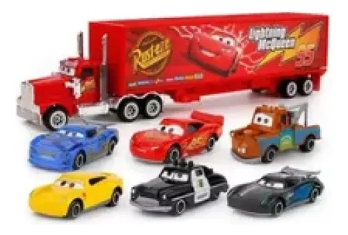 Kit 7 Cars - Película Cars 3 - Rayo Mcqueen