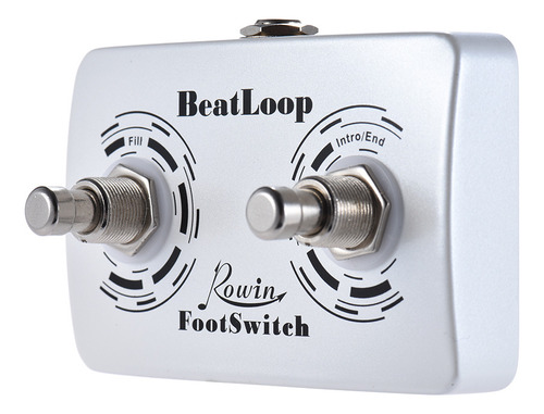 Pedal Rowin Beatloop Dual Footswitch Pedal Switch Para Rowin