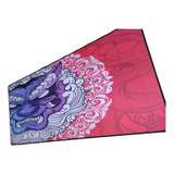 Alfombrilla Mousepads Gamer Dragon Rojo 90cm X 40 Cm 3 Mm 