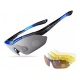 Lentes Polarizados Rockbros Para Ciclismo Mtb Correr 5 Micas