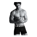 Boxer De Hombre De Algodón Liso Con Collareta. Bakhou