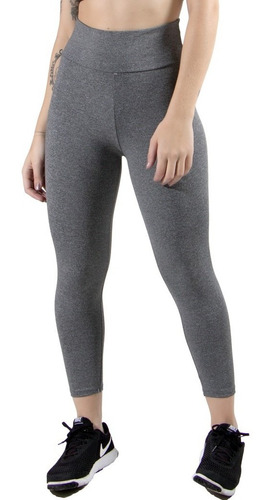 Legging Corsário Lisa Suplex Feminino Academia Fitness Gym