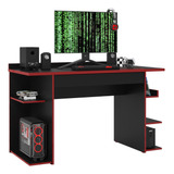 Mesa Gamer Pc 1 Gaveta Grande Quarto Escritório Escrivaninha