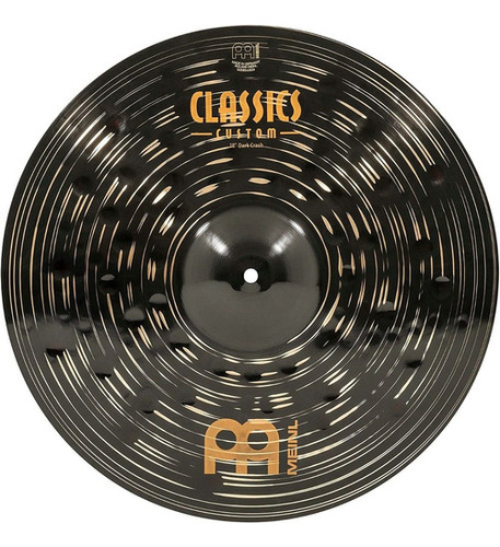 Platillo Meinl 18 Dark Crash Classic Custom Cc18dac