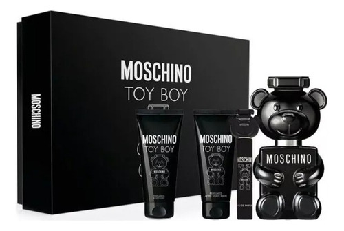 Kit Perfume Moschino Toy Boy Edp 100ml -  Estuche 4 Piezas