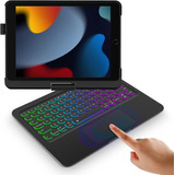 Funda Con Teclado 7 Colores Para iPad 10.2 9/8/7 Generacion