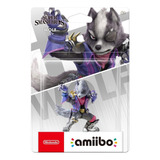 Figura Amiibo Nintendo Super Smash Bros Wolf Starfox