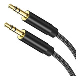Cable De Audio Auxiliar 3.5mm 2metros Trenzado Reforzado