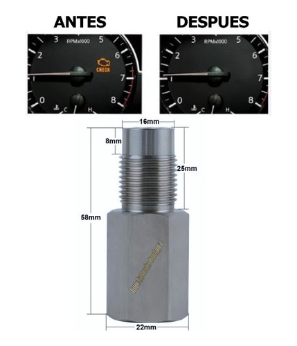 Mini Catalizador Universal Elimina La Luz Del Check Engine Foto 3