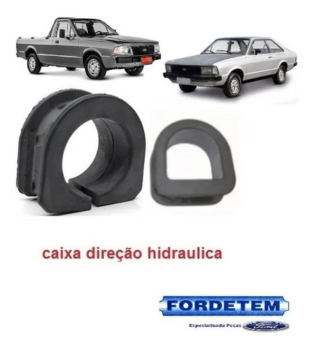 2 Bucha Caixa Direção Hidraulica Ford Pampa Del Rey